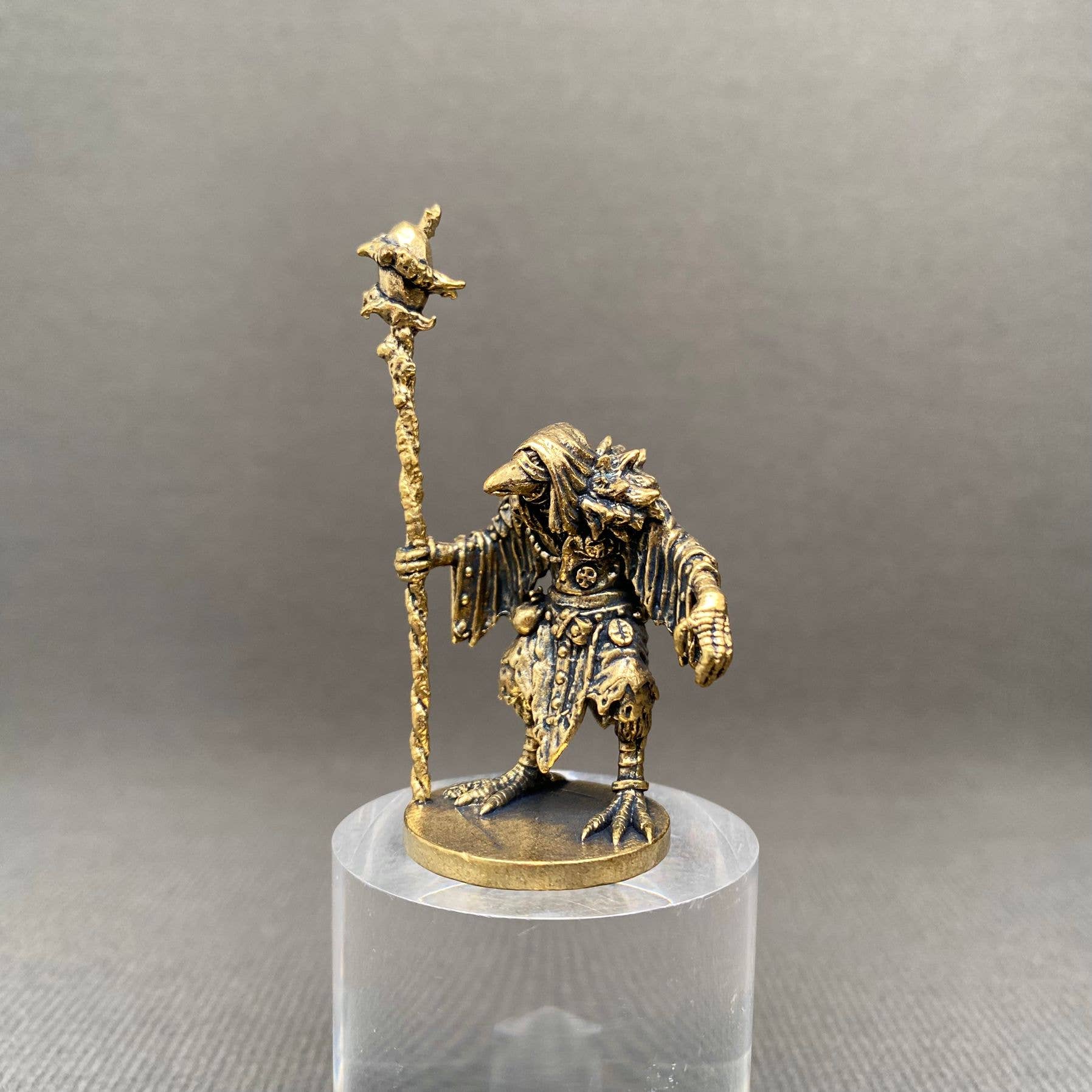 Birdman Wizard | Brass Figurine - Spiral Circle