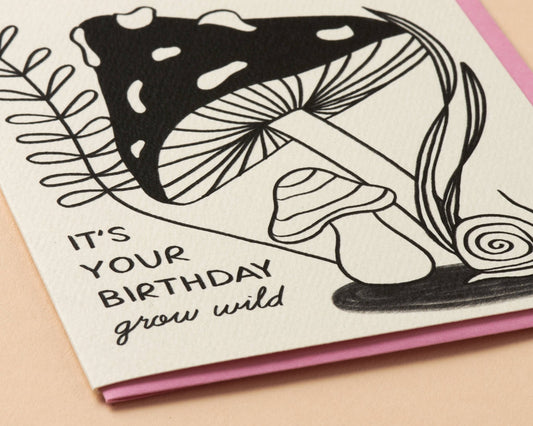 Birthday Card by Love Julia—Grow Wild (Snail, Nature) - Spiral Circle