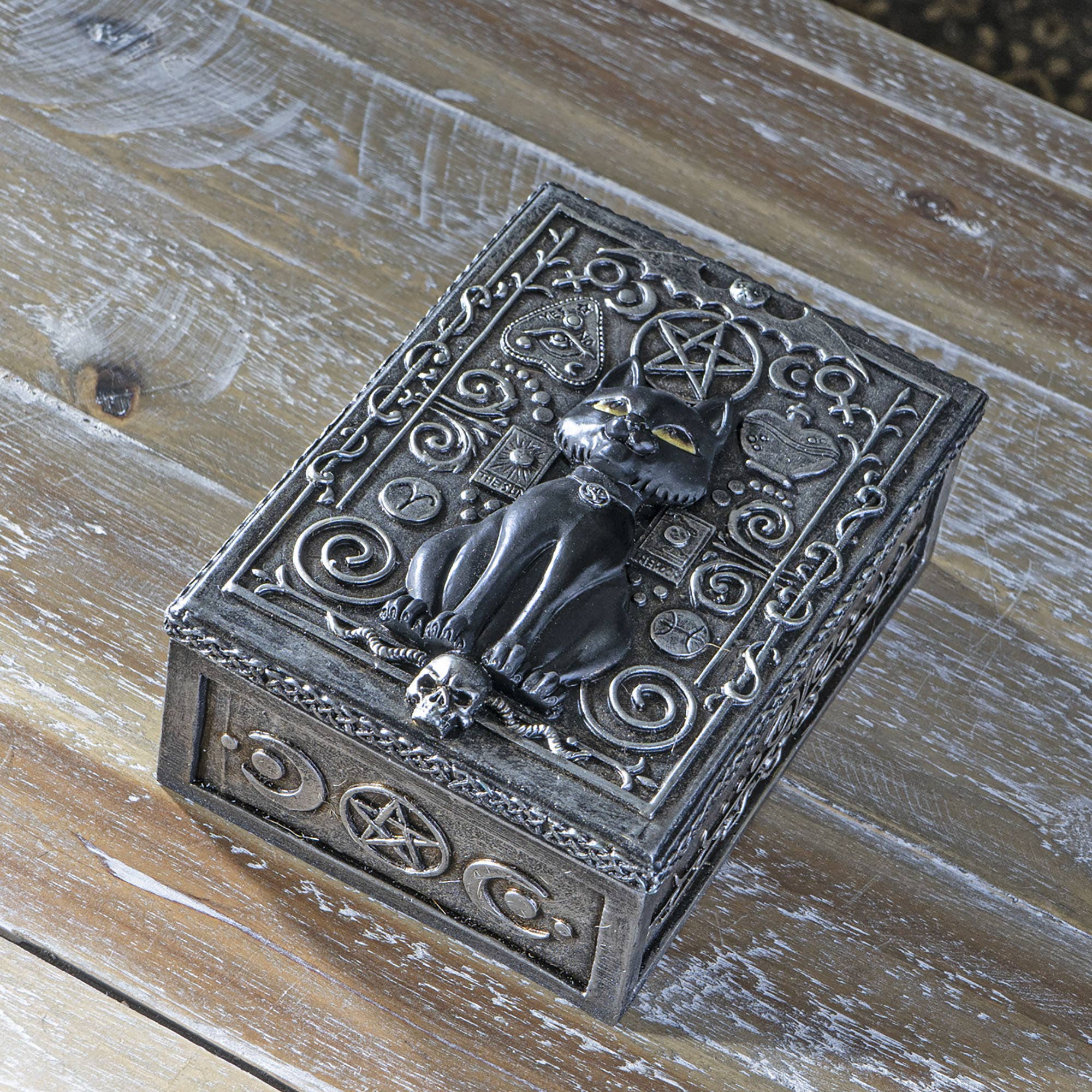 Black Cat Tarot Box - Spiral Circle