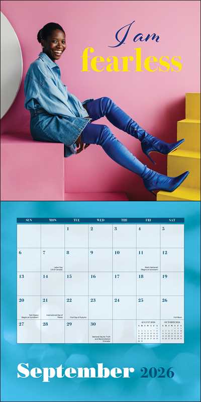 Black Girl Magic 2026 Wall Calendar by Rizzoli Universe - Spiral Circle