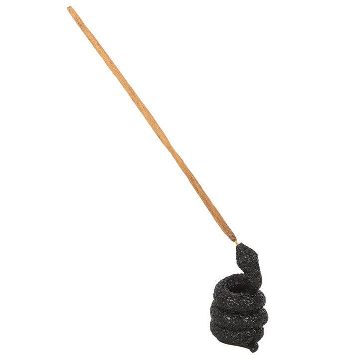 Black Snake Incense Stick Holder - Spiral Circle