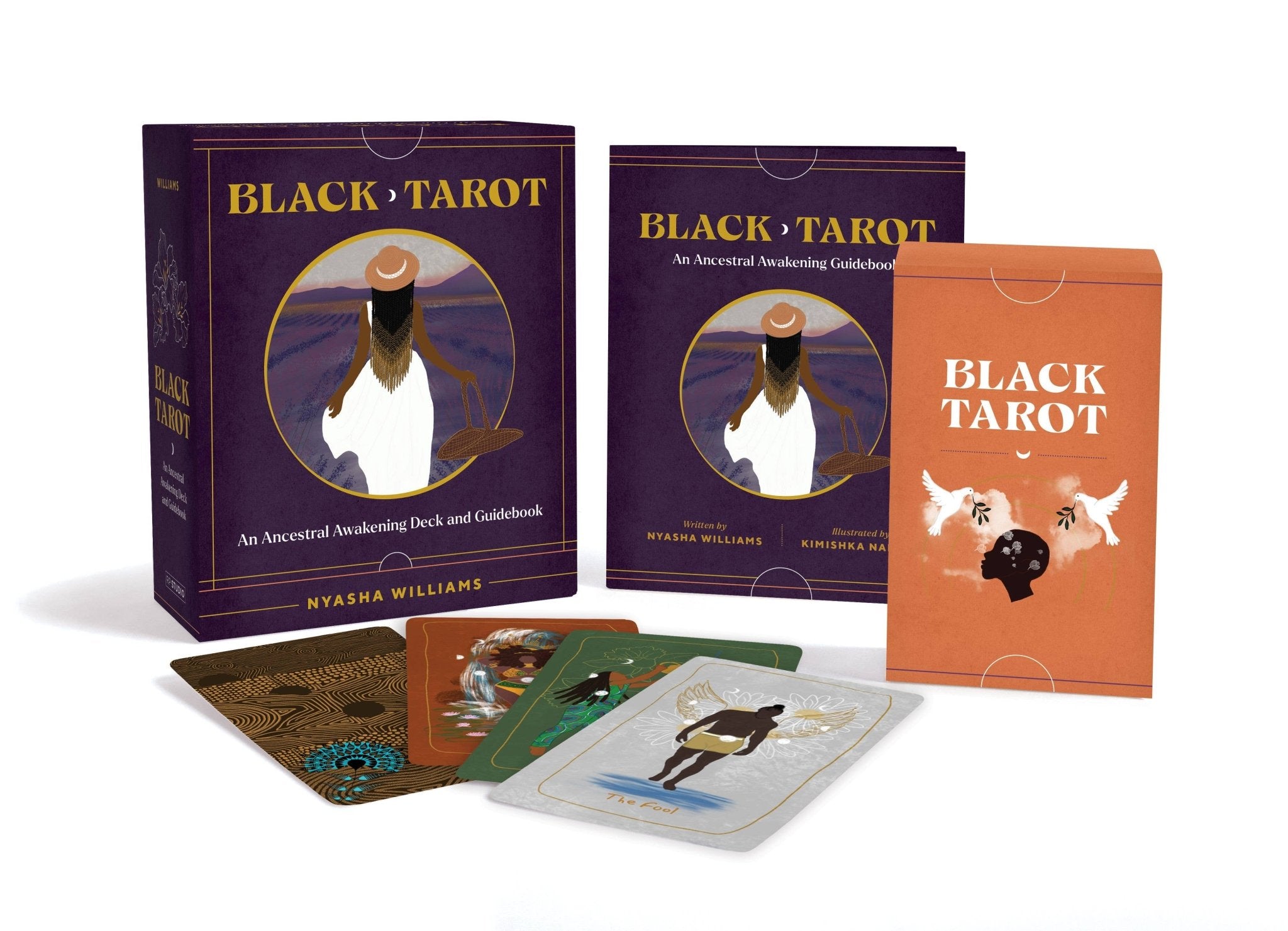 Black Tarot: An Ancestral Awakening Deck and Guidebook - Spiral Circle