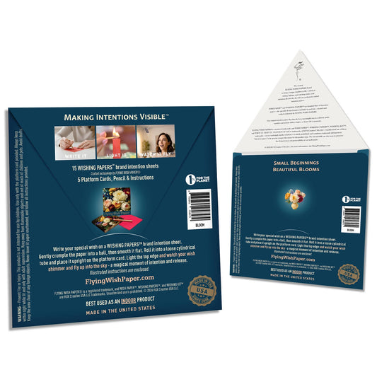 BLOOM - Wish Paper™ Gift Kit – Growth, Renewal & Self-Care - Spiral Circle