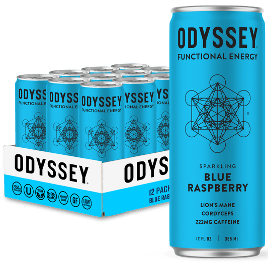 Blue Raspberry - Odyssey Functional Energy (222mg) - Spiral Circle