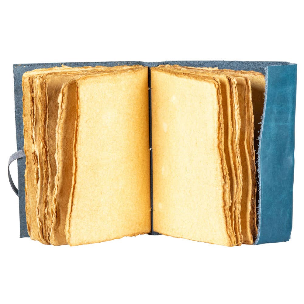 BLUE SUEDE GODDESS TREE JOURNAL - Spiral Circle
