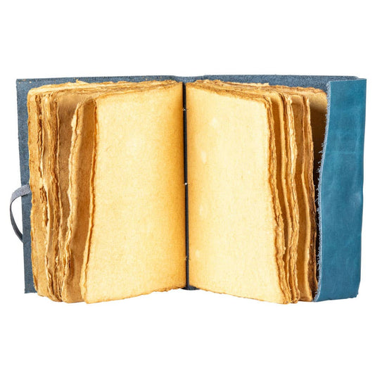 BLUE SUEDE GODDESS TREE JOURNAL - Spiral Circle