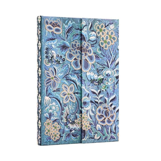 Blue Willow Mini Lined Hardcover Journal, 176pg, 85gsm by Paperblanks (Celebrate Hanfu) - Spiral Circle