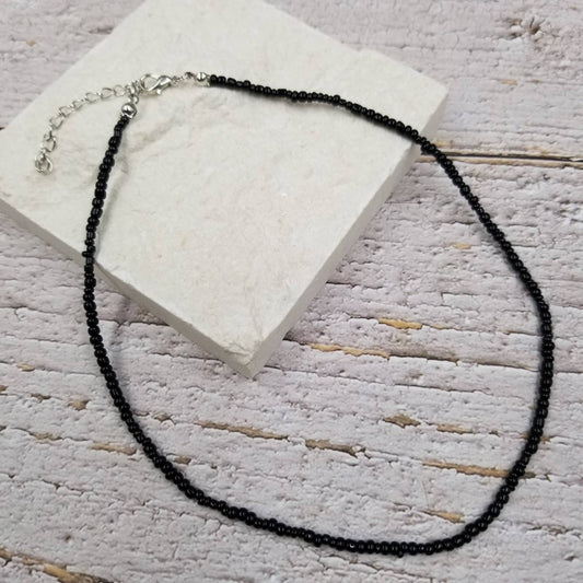 Boho Layered Colorful Seed Beads Necklace - Spiral Circle