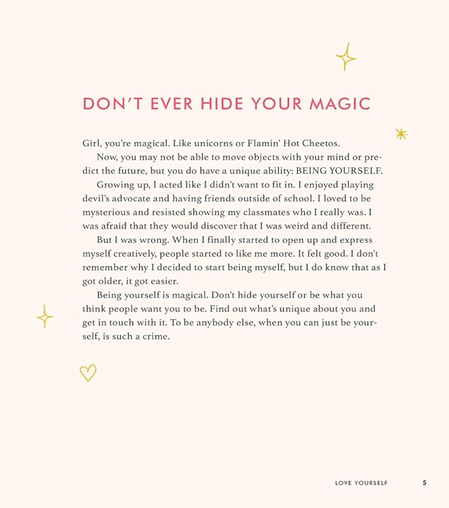 Book of Self Care For Teens by The Just Girl Project - Spiral Circle