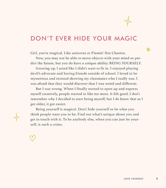 Book of Self Care For Teens by The Just Girl Project - Spiral Circle