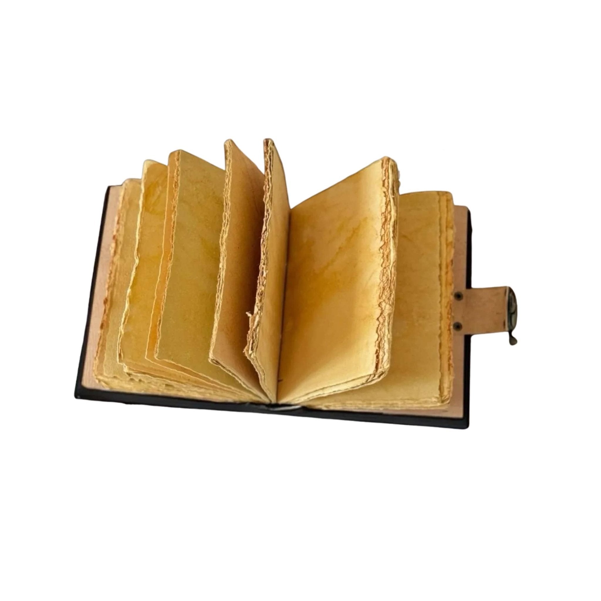 Book of Shadows Leather Journal Grimoire Spellbook Diary - Spiral Circle