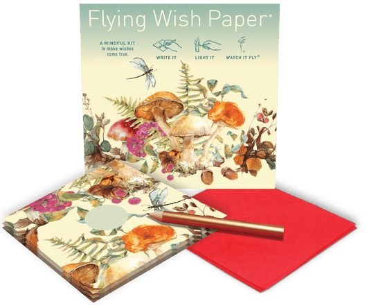 BOTANICALS — Flying Wish Paper® Standard Mini WISHING KIT™ - Spiral Circle
