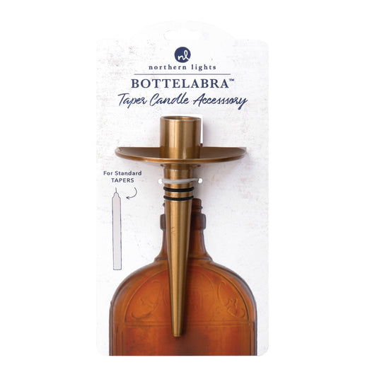 Bottelabra™ - Taper Gold - Spiral Circle