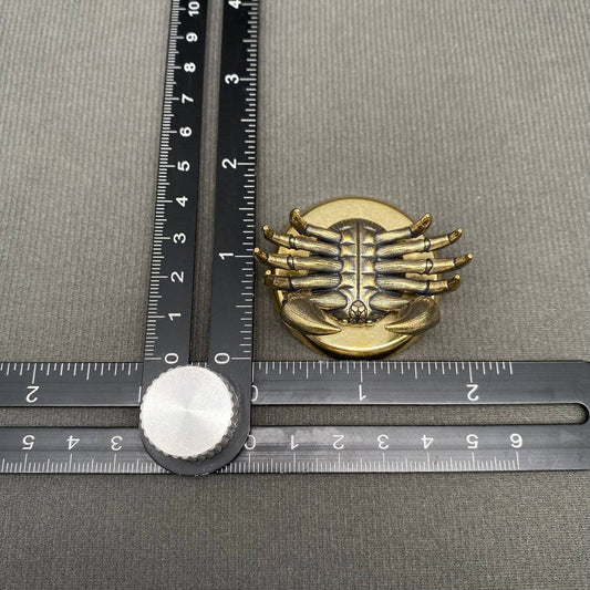 Brass Crab Tray - Spiral Circle