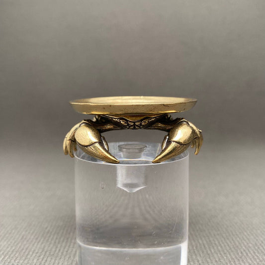 Brass Crab Tray - Spiral Circle