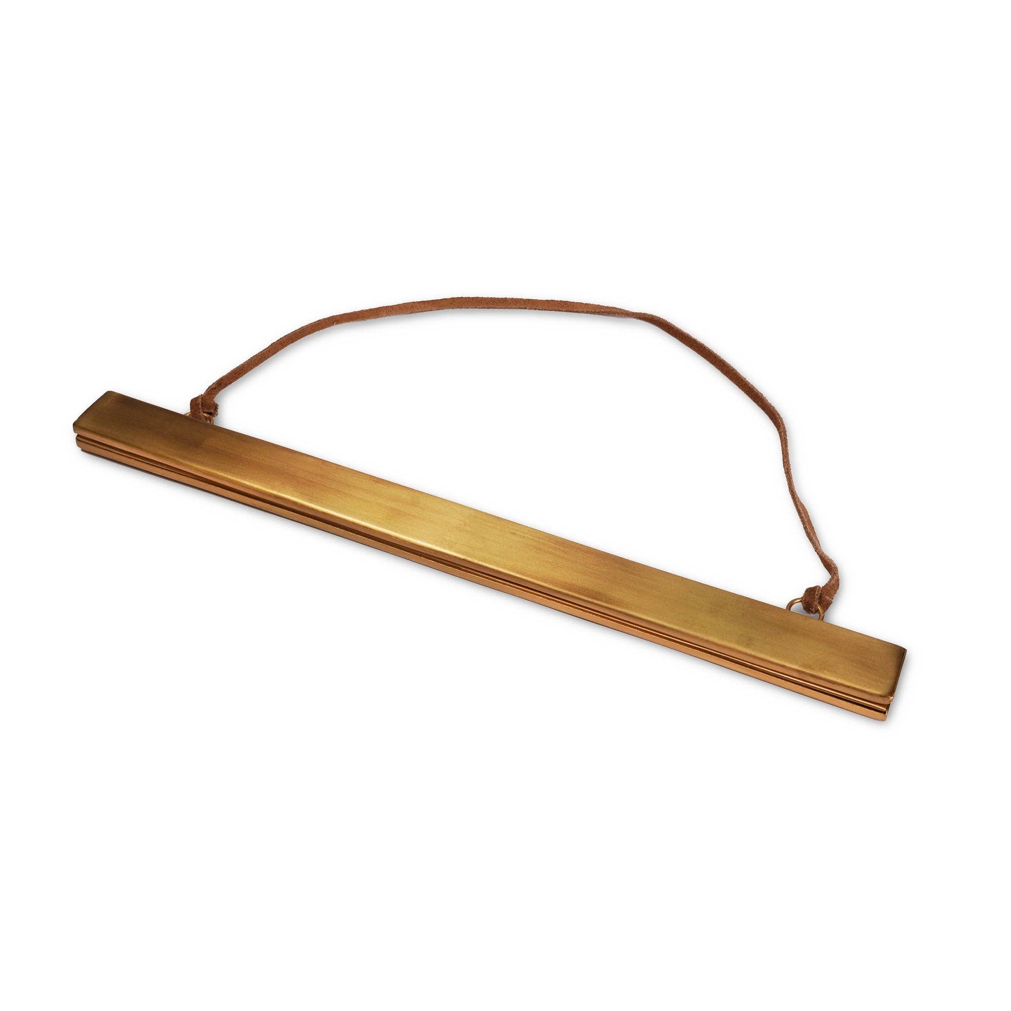 Brass Magnetic Strip Frame - Spiral Circle