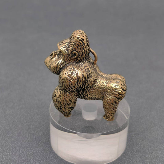 Brass Orangutan Desktop Ornaments Decorations - Spiral Circle