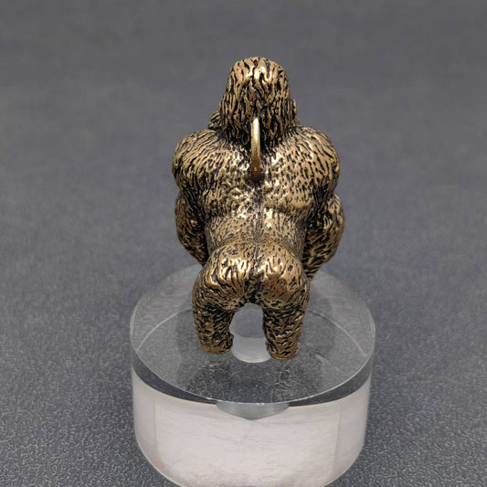 Brass Orangutan Desktop Ornaments Decorations - Spiral Circle