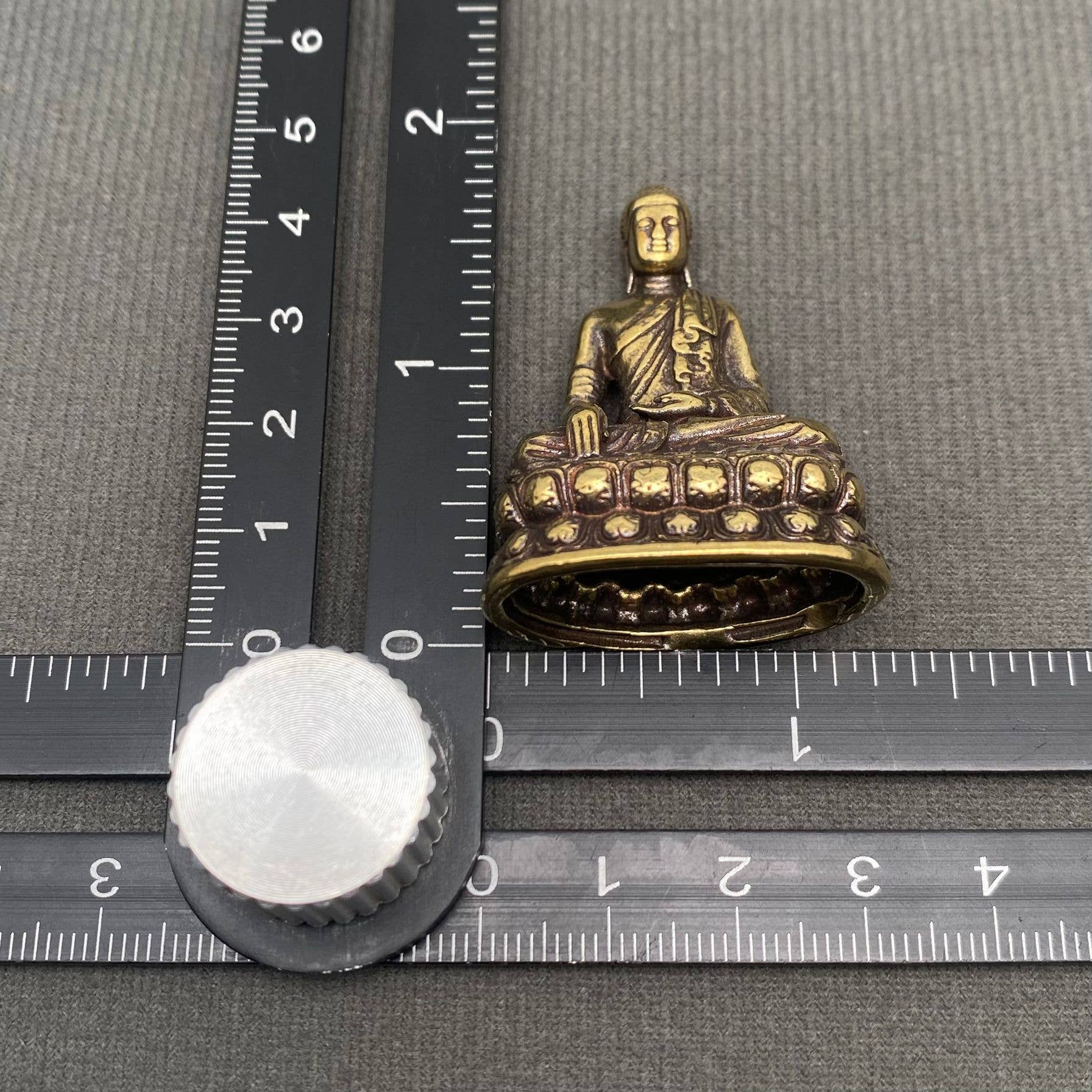 Buddha | Brass Figurine - Spiral Circle
