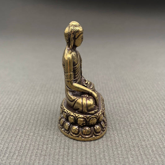Buddha | Brass Figurine - Spiral Circle