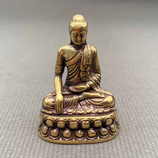 Buddha | Brass Figurine - Spiral Circle