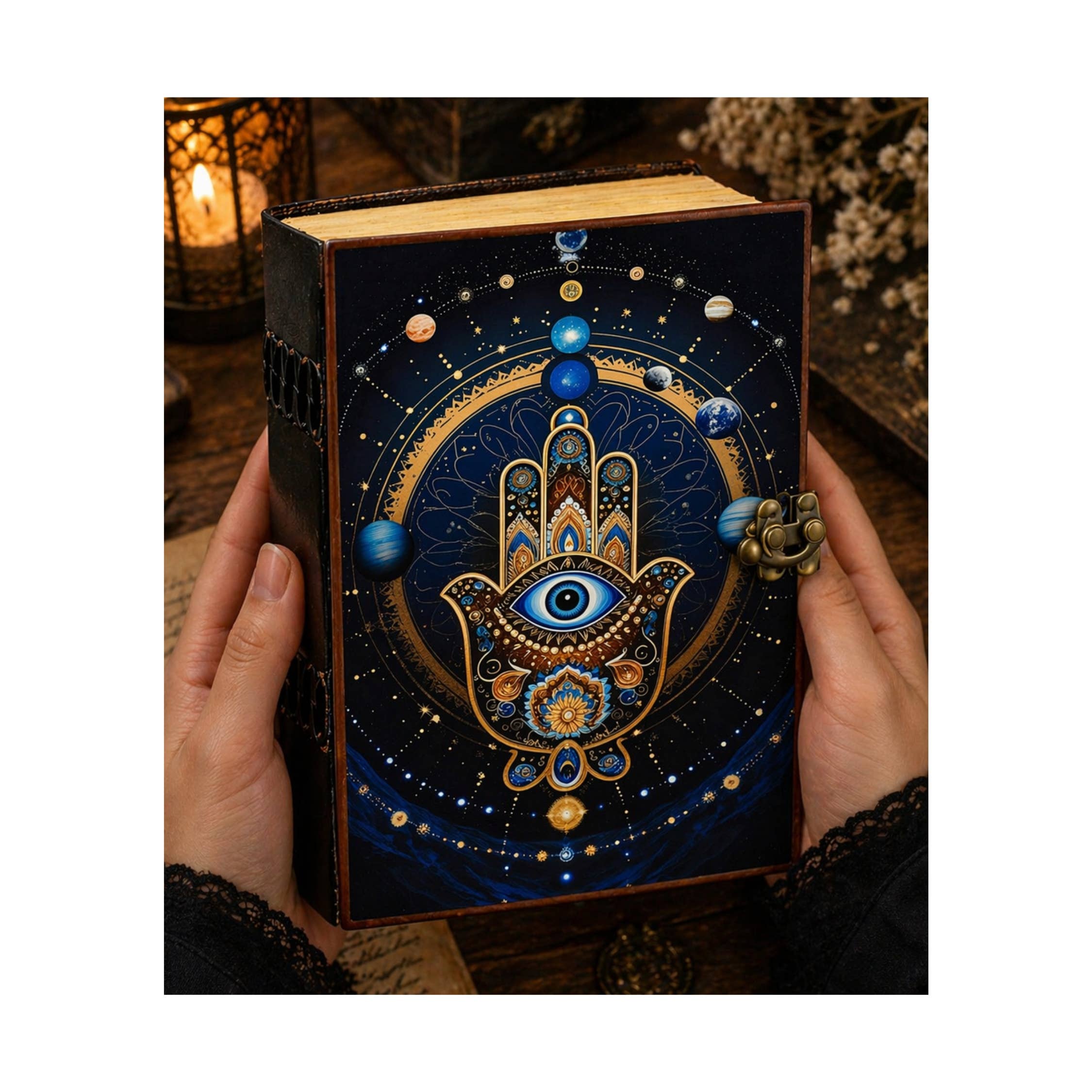 Grimoire Leather Journal Vintage Gothic Travel Book Diary