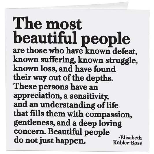 Cards - 335 - The Most Beautiful People (E. Kubler - Ross) - Spiral Circle