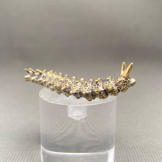 Caterpillar | Brass Figurine - Spiral Circle