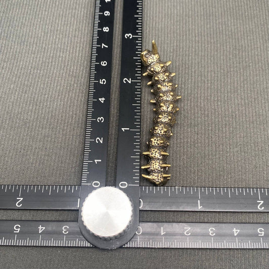 Caterpillar | Brass Figurine - Spiral Circle