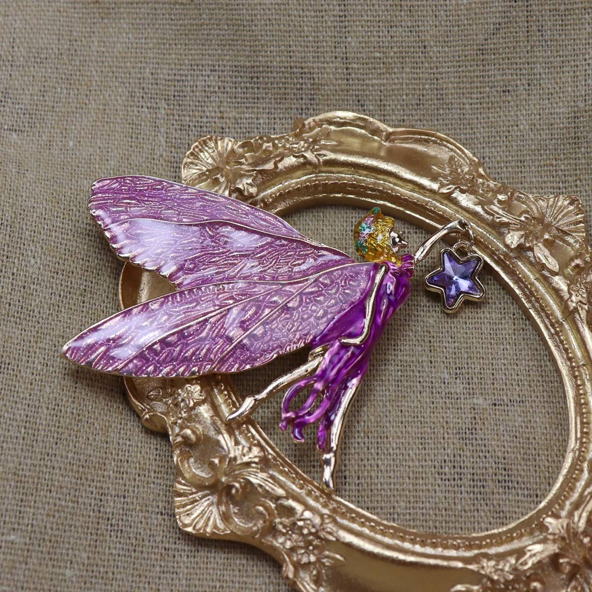 Vintage Medieval Sun Brooch