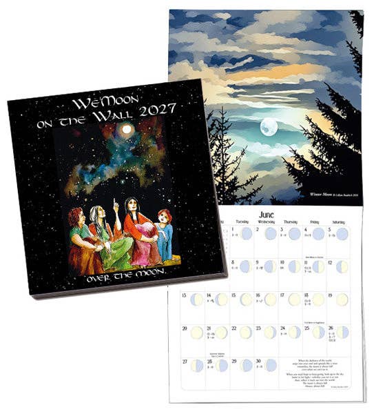 *** We'Moon on the Wall 2027 | Astrological Moon Phase Calendar