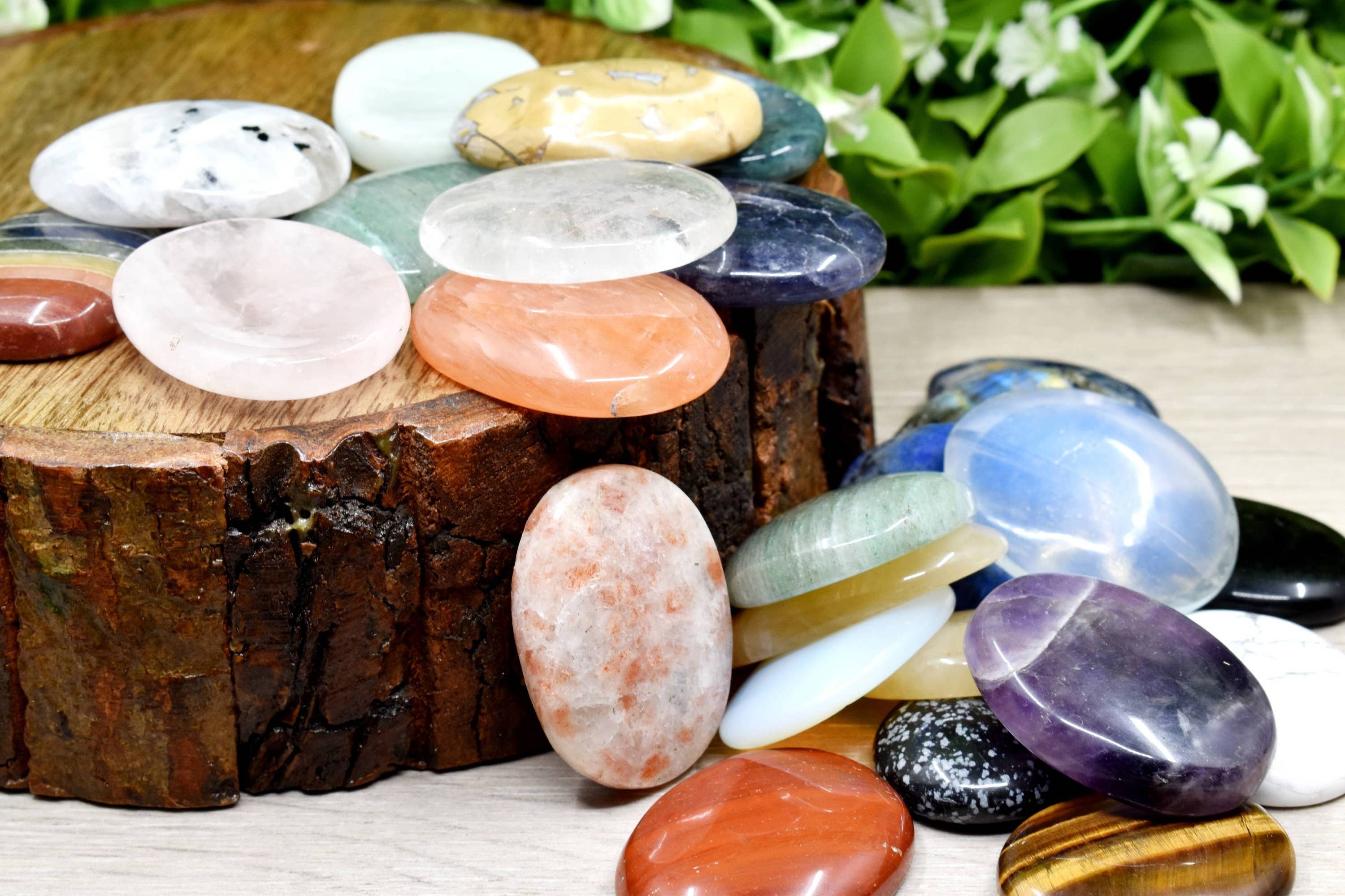 Wish Stones | Palm Stones | Crystal Thumb Stones