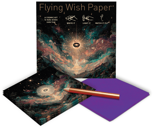 CELESTIAL — Flying Wish Paper® Standard Mini WISHING KIT™ - Spiral Circle