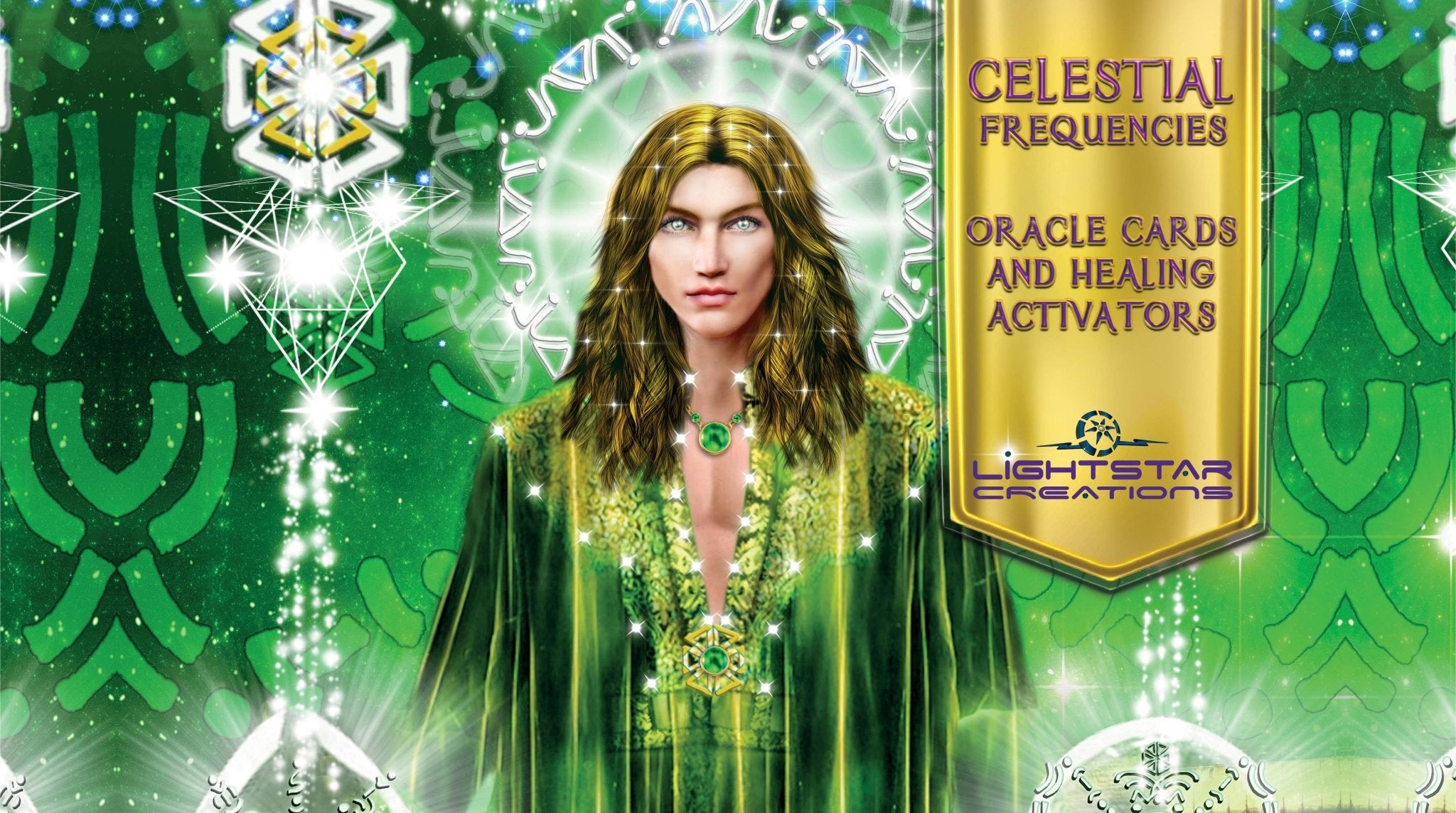 Celestial Frequencies: Oracle Cards and Healing Activators - Spiral Circle