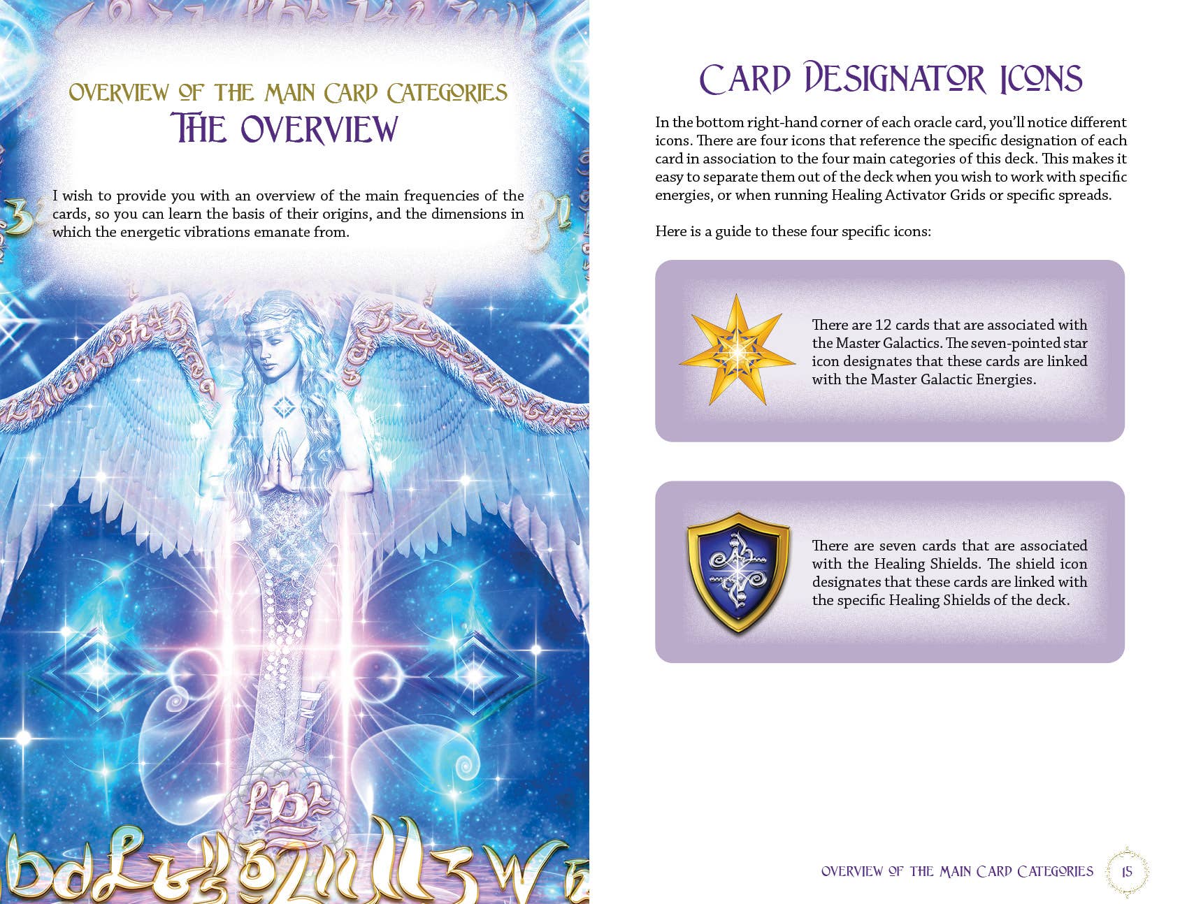 Celestial Frequencies: Oracle Cards and Healing Activators - Spiral Circle