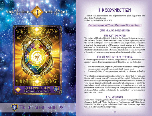 Celestial Frequencies: Oracle Cards and Healing Activators - Spiral Circle