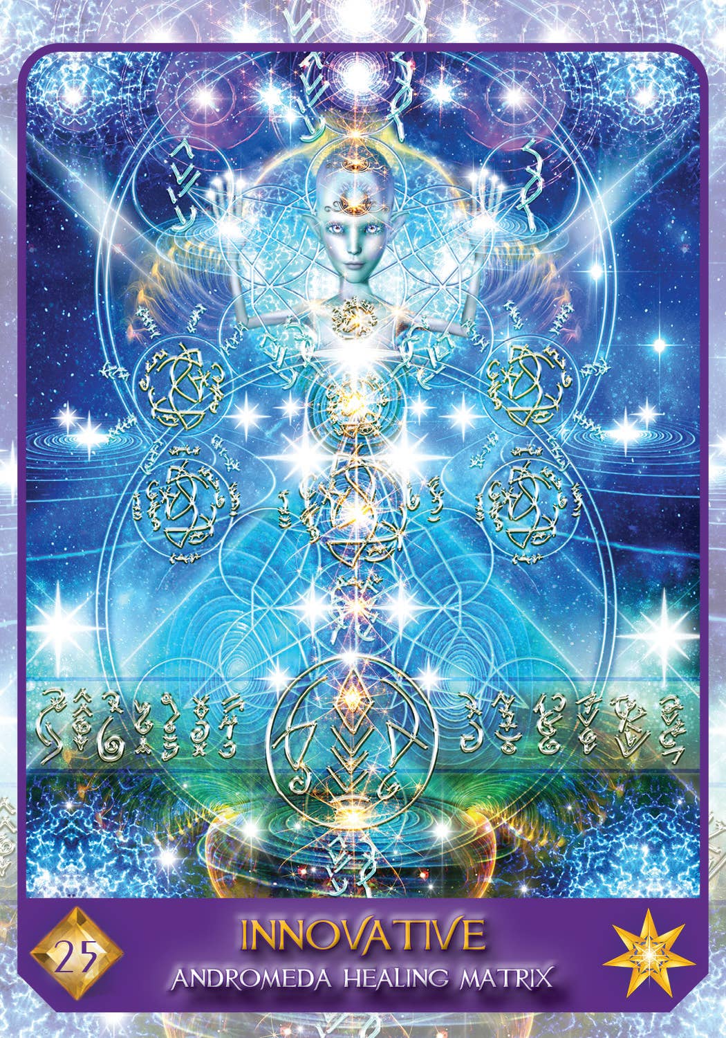 Celestial Frequencies: Oracle Cards and Healing Activators - Spiral Circle