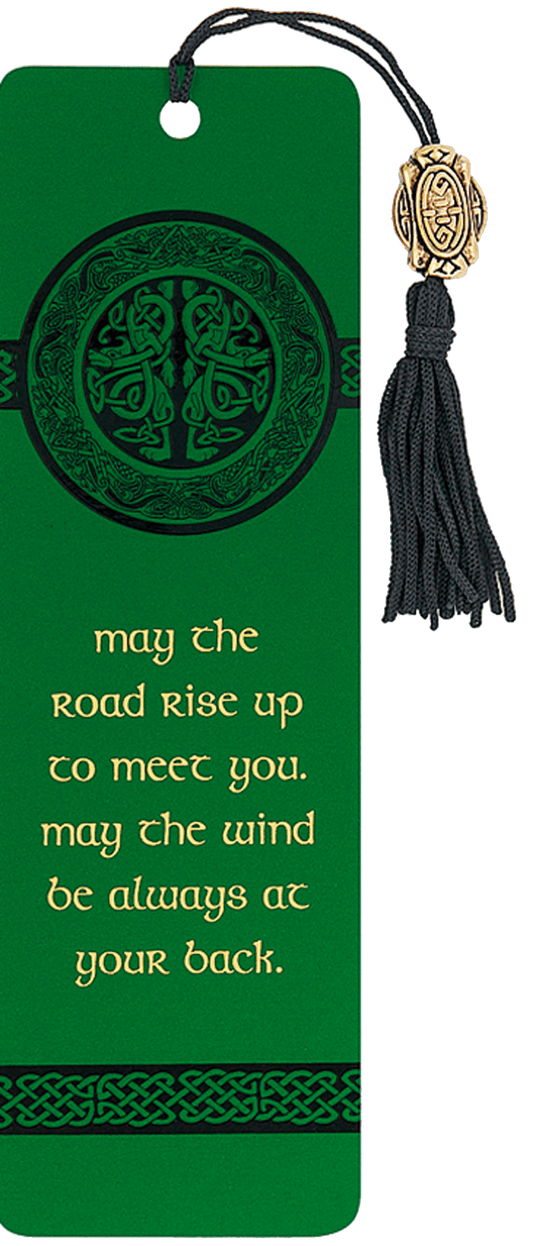 Celtic Beaded Bookmark - Spiral Circle