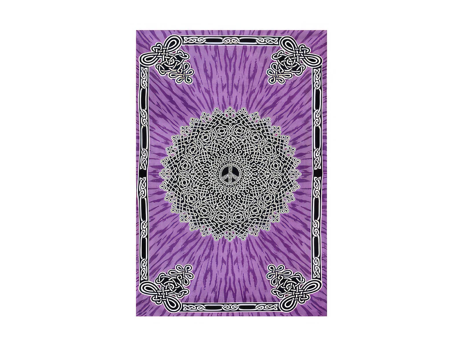 CELTIC PEACE TAPESTRY TWIN TAPESTRY - BEDSPREAD - Spiral Circle