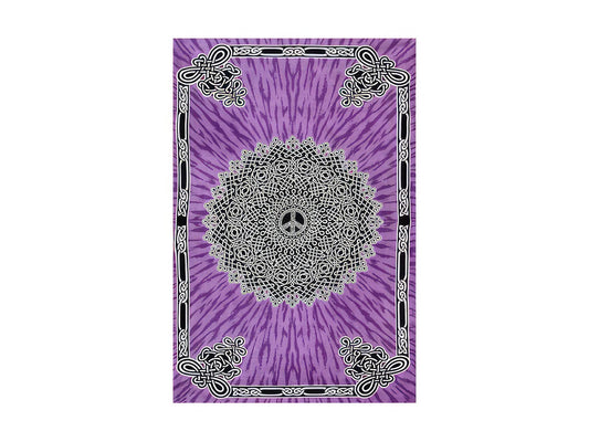 CELTIC PEACE TAPESTRY TWIN TAPESTRY - BEDSPREAD - Spiral Circle