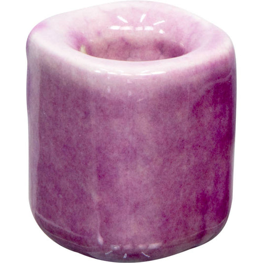 Ceramic Chime Candle Holder - Lavender (Pack of 5) - Spiral Circle