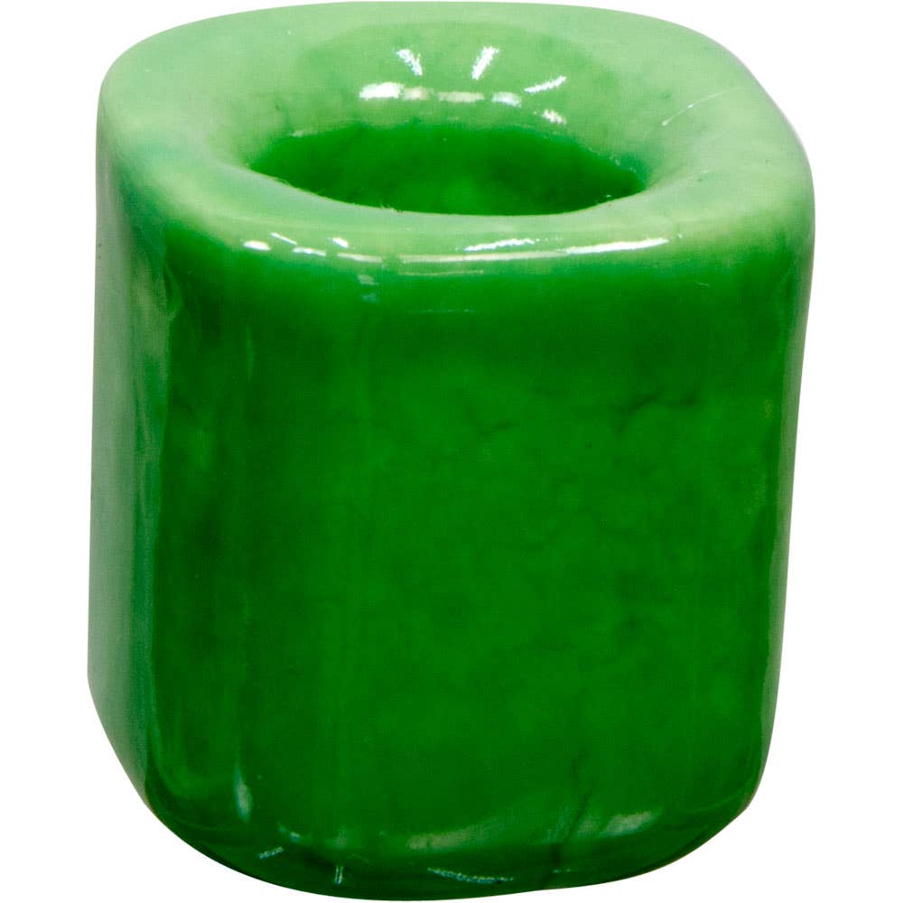 Ceramic Chime Candle Holder - Light Green (Pack of 5) - Spiral Circle