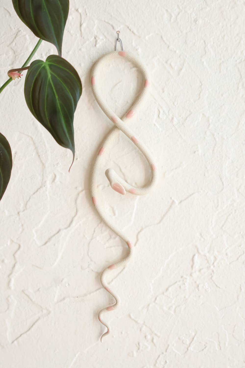 Ceramic Snake Ornament - Spiral Circle