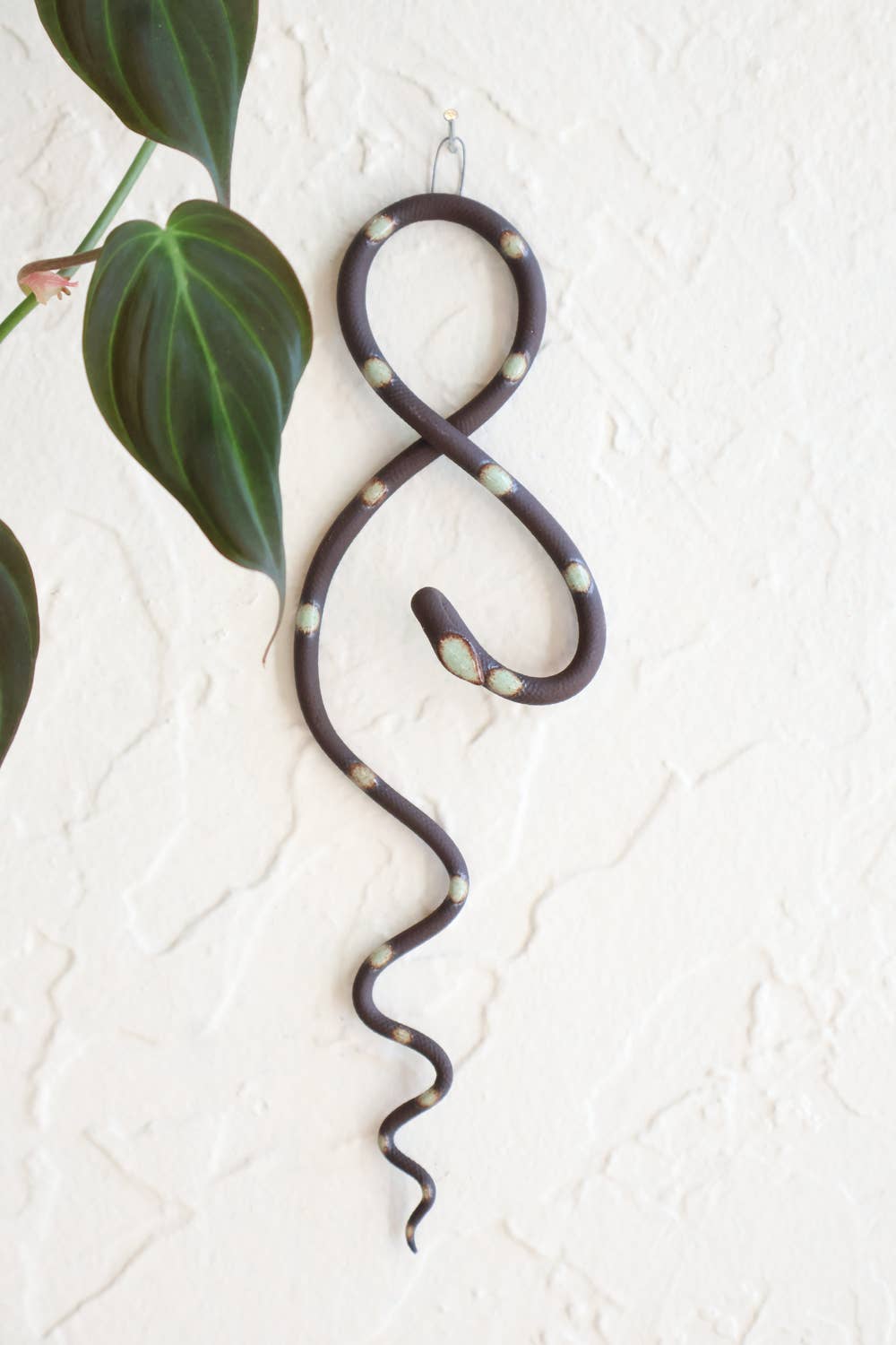 Ceramic Snake Ornament - Spiral Circle