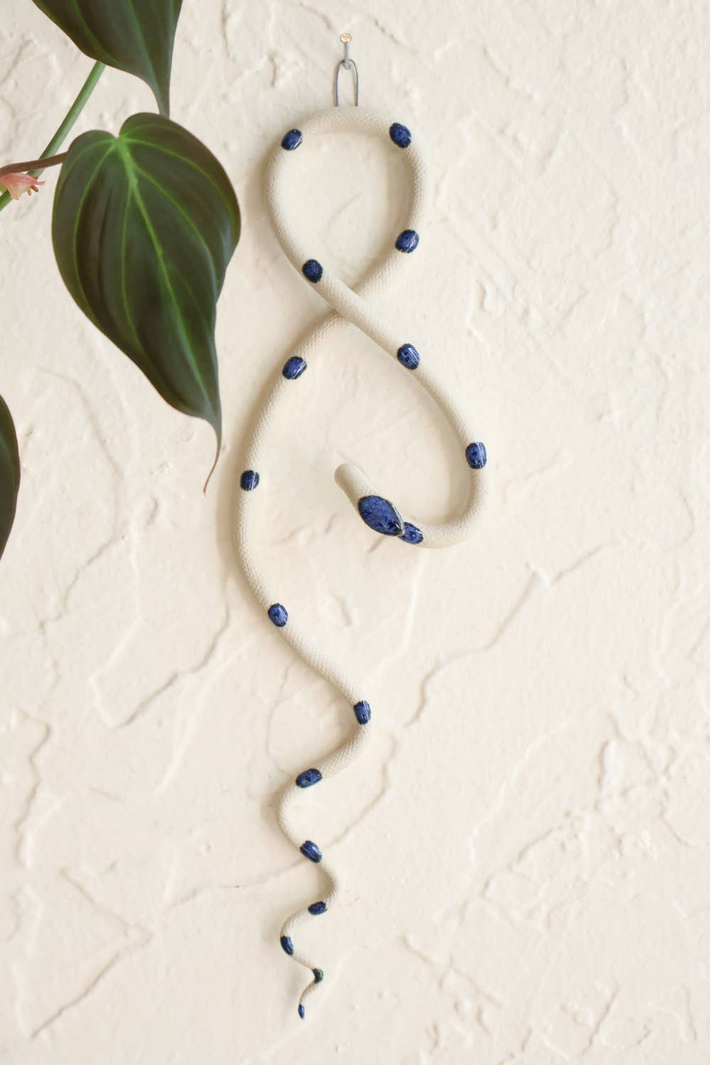 Ceramic Snake Ornament - Spiral Circle