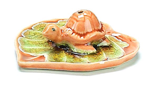 Ceramic Turtle Ash Catcher - Spiral Circle