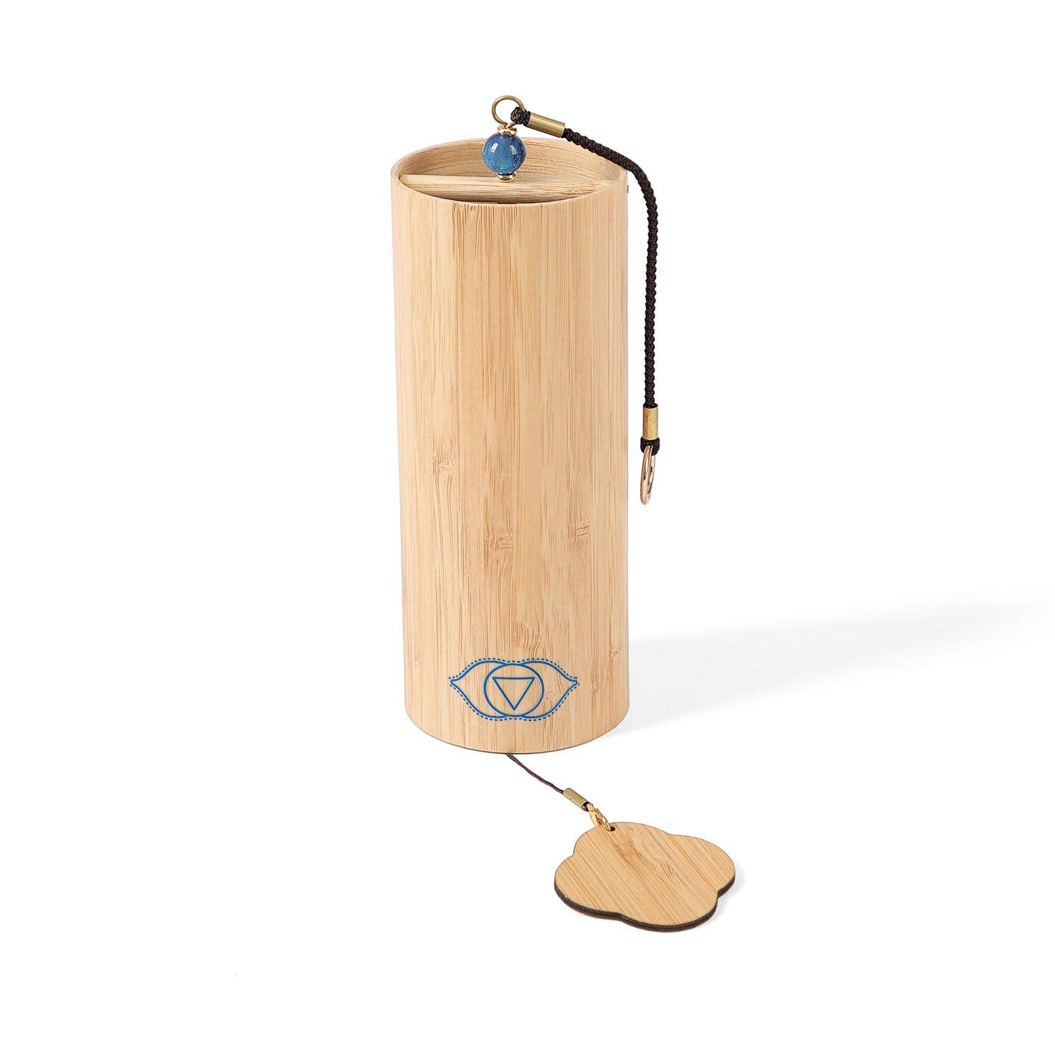 Chakra Wind Chime | Bamboo Wood - Spiral Circle
