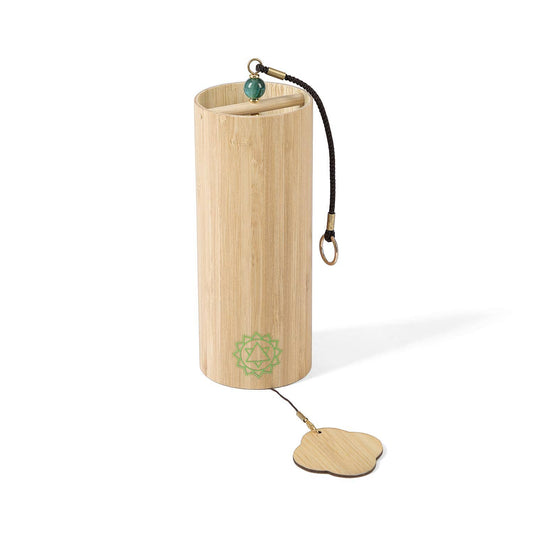 Chakra Wind Chime | Bamboo Wood - Spiral Circle