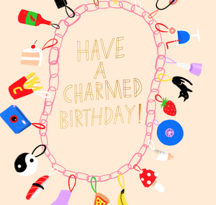 CHARMED BIRTHDAY - Birthday Card - Spiral Circle