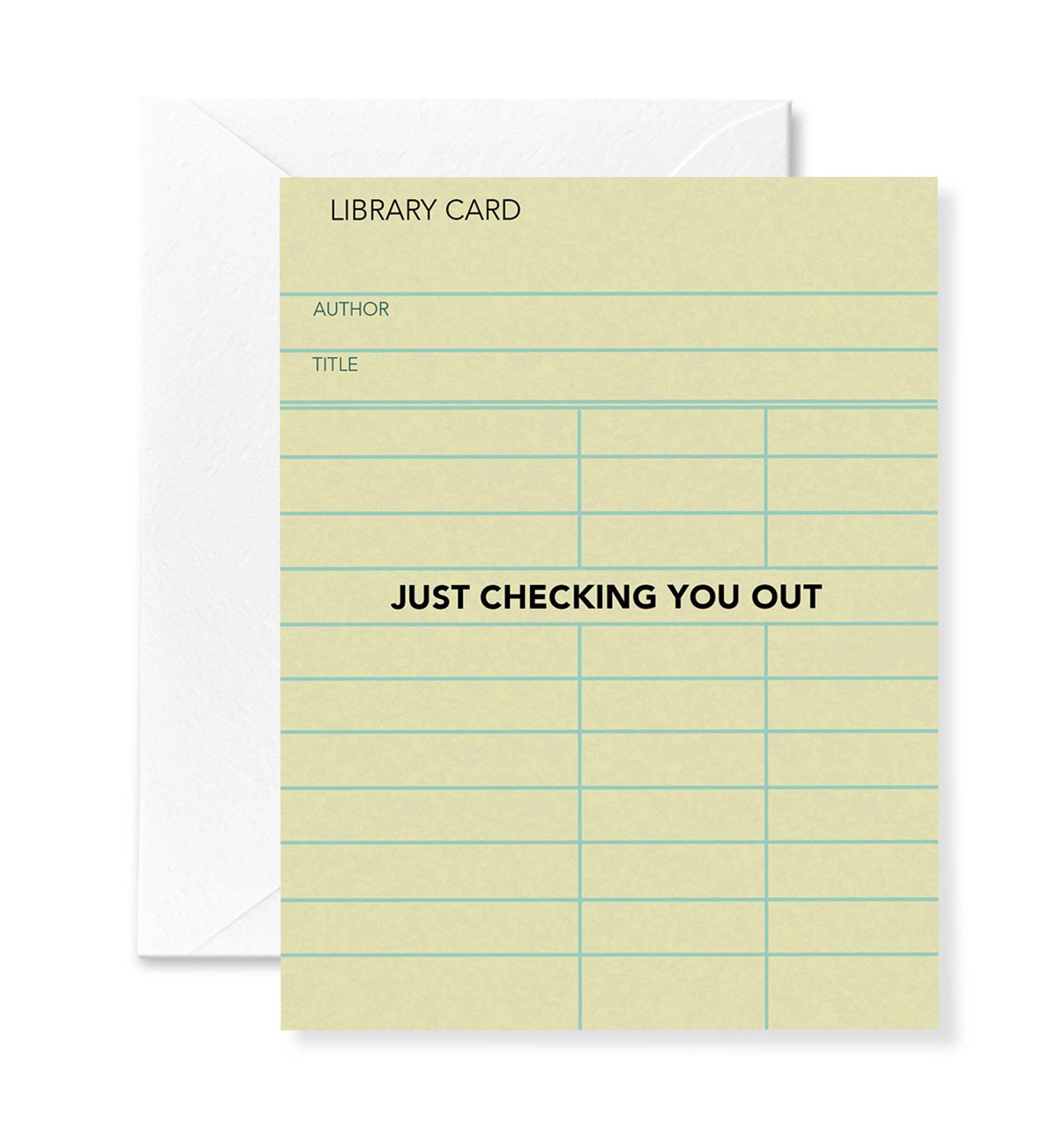 Checking You Out Greeting Card - Spiral Circle